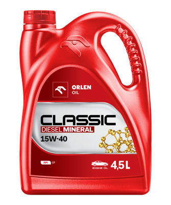 packshot ORLEN OIL  CLASSIC DIESEL MINERAL 15W-40