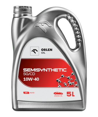 packshot ORLEN OIL SEMISYNTHETIC SG/CD 10W-40