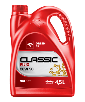 packshot ORLEN OIL CLASSIC LIFE+ 20W-50