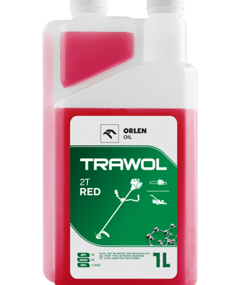 packshot ORLEN OIL TRAWOL 2T CZERWONY
