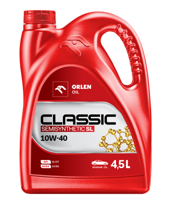 packshot ORLEN OIL CLASSIC SEMISYNTHETIC SL 10W-40