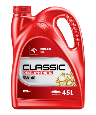 packshot ORLEN OIL  CLASSIC DIESEL SYNTHETIC 5W-40